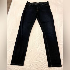 Hudson Nico Mid-Rise Super Skinny Jean Dark Blue